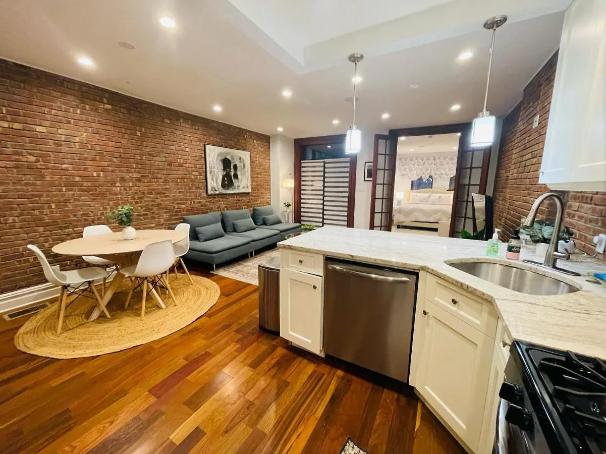 Historic Brownstone - Newly Renovated Brownstone On Historic Street With Outdoor Space New York