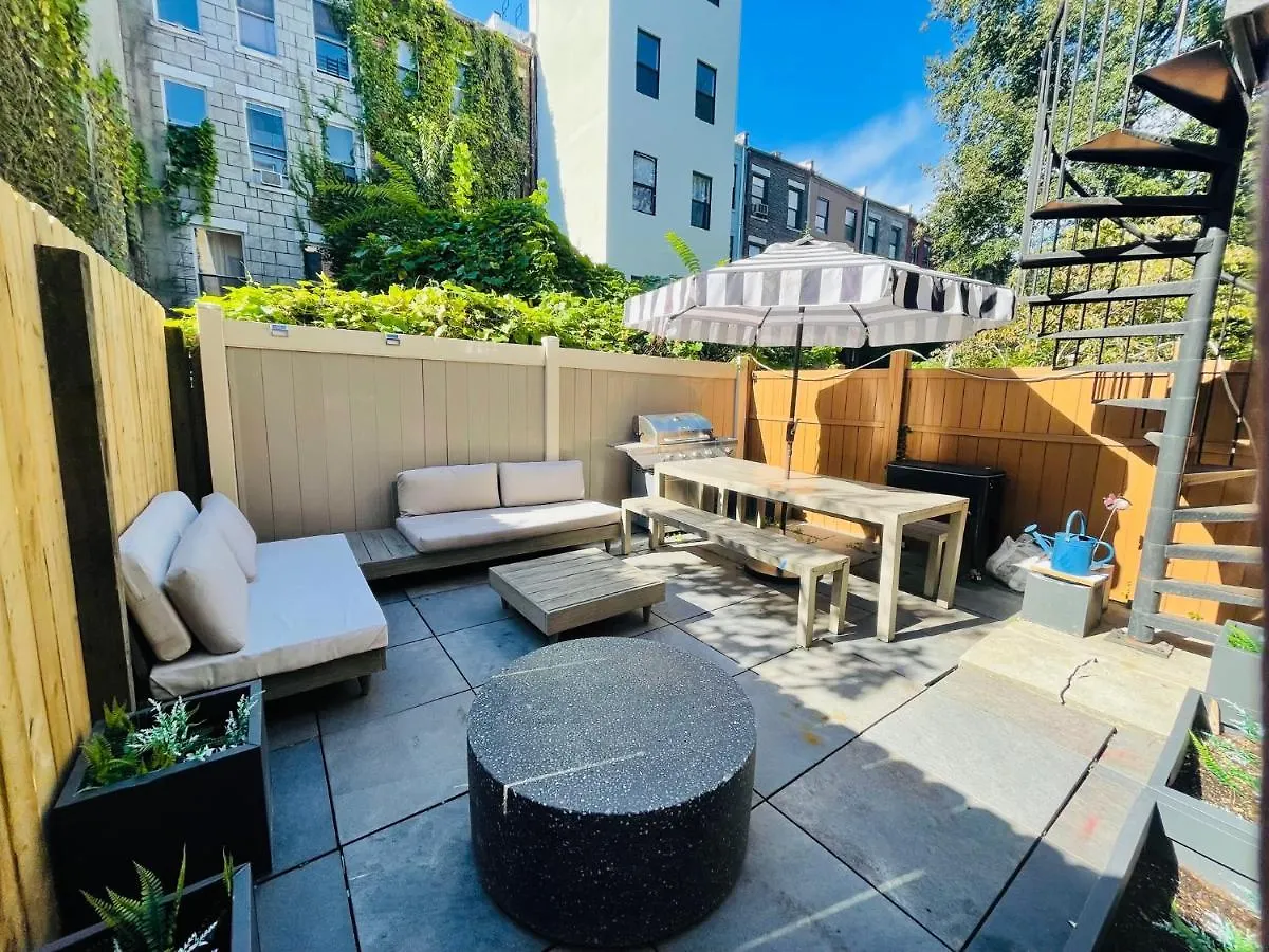 Historic Brownstone - Newly Renovated Brownstone On Historic Street With Outdoor Space New York